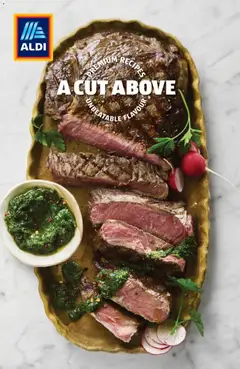 Preview of catalogue Aldi catalogue A Cut Above from shop Aldi valid 29/09/2026