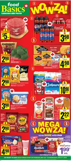 Preview of leaflet Food Basics weekly flyer - Kanata from shop Food Basics is valid from May 28, 2026
