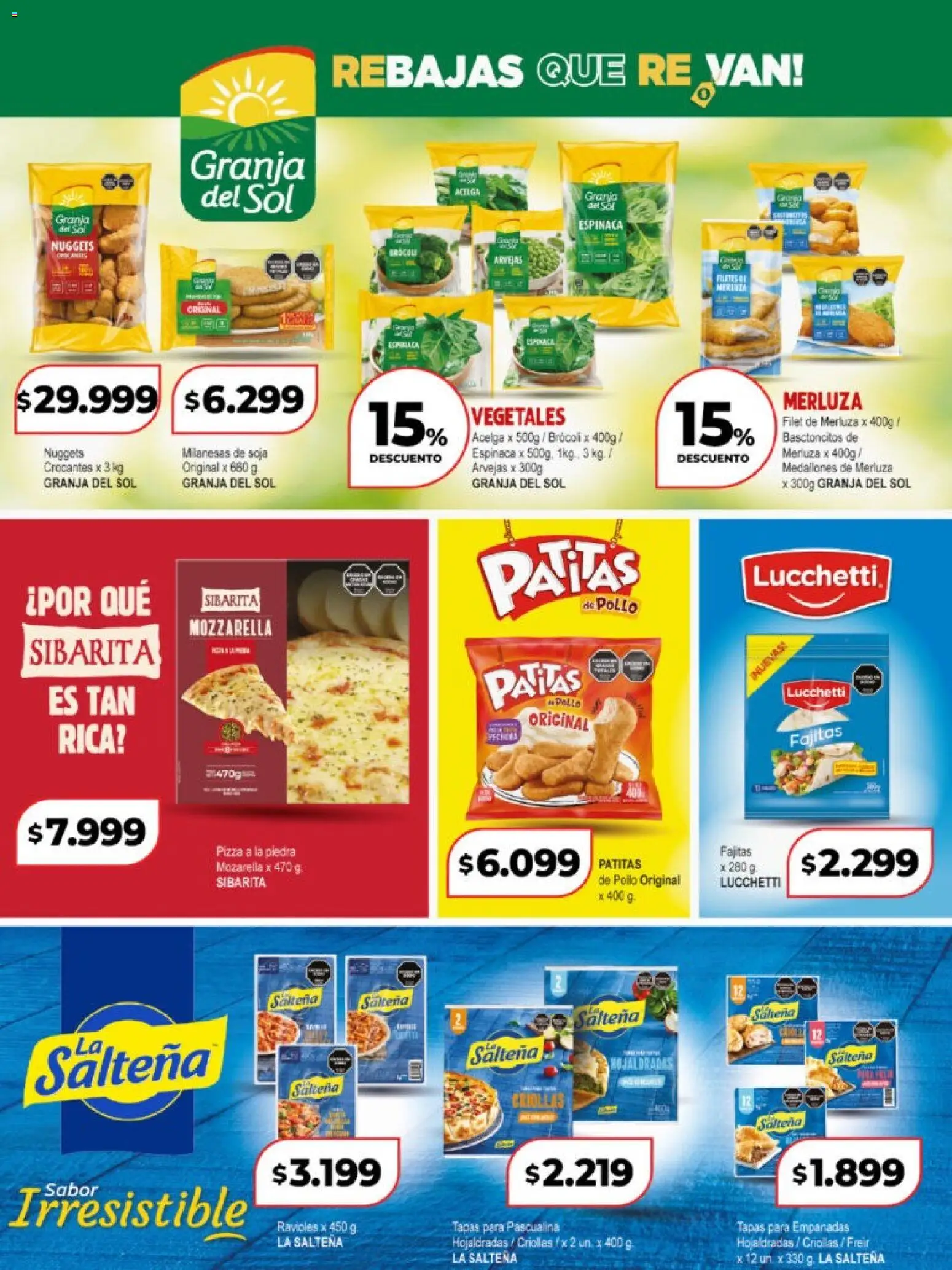 Vista previa del folleto de la tienda Vital válido desde el 10/08/2026 - Pizza, Milanesas, Pollo, Brocoli, Ravioles, Espinaca, Acelga, Arvejas