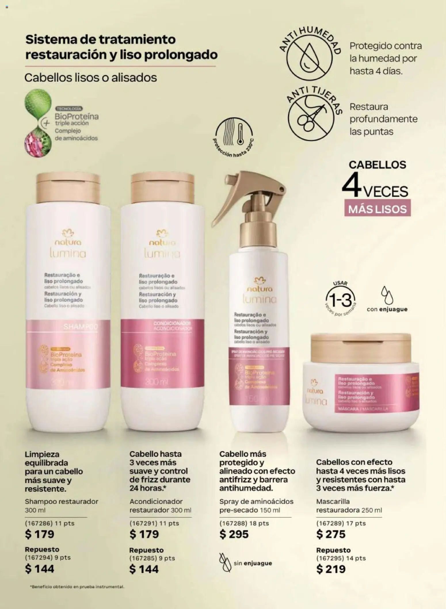 Vista previa las ofertas de la tienda Natura - Natura campaña 6 2026 desde el 02/04/2026 - Shampoo, Acondicionador, Mascarilla, Máscara