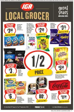 Preview of catalogue IGA Local Grocer Kambah from shop IGA valid 26/08/2026