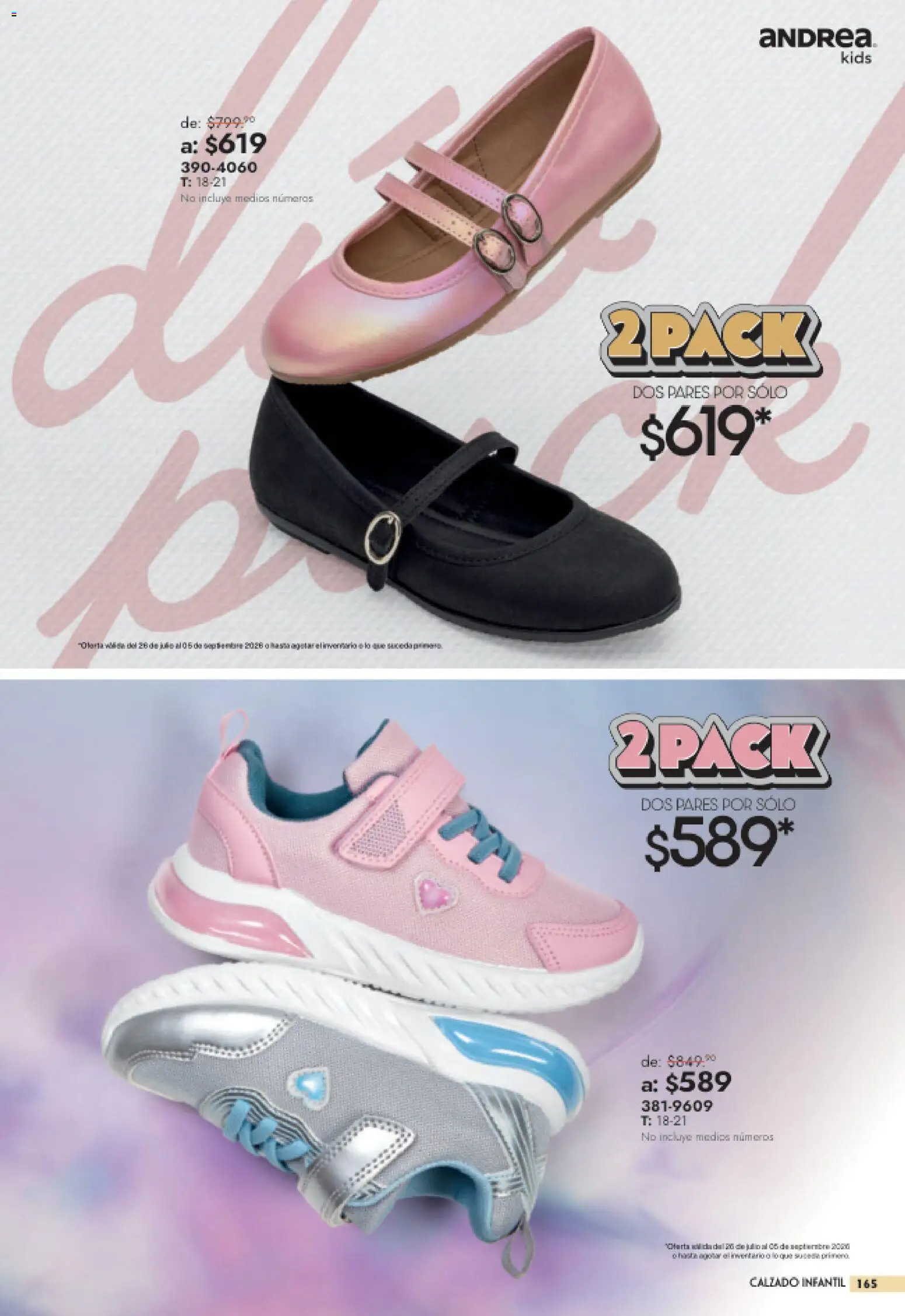 Vista previa las ofertas de la tienda Andrea - Andrea catálogo Outlet desde el 26/07/2026 