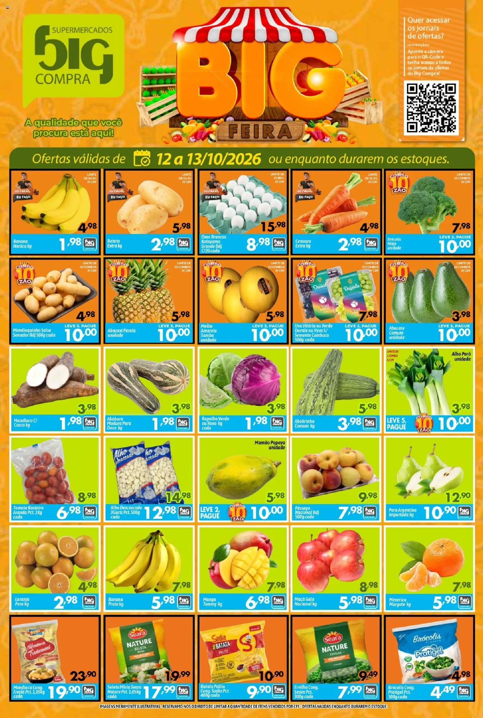 Pré-Visualização do folheto "Big Compra - Ofertas da semana" da loja Big Compra válido a partir de 12/10/2026