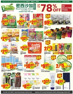 Un aperçu du dépliant Btrust Supermarket weekly flyer - Mississauga du magasin Btrust Supermarket est valide à partir 1 mai 2026