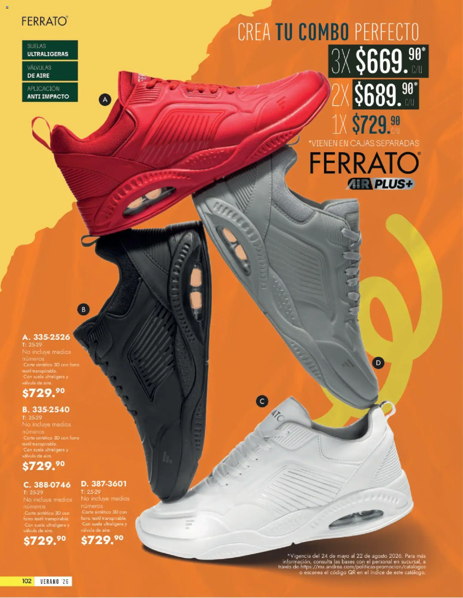 Vista previa las ofertas de la tienda Andrea - Andrea catálogo Calzado Caballero desde el 24/05/2026 - Válvula