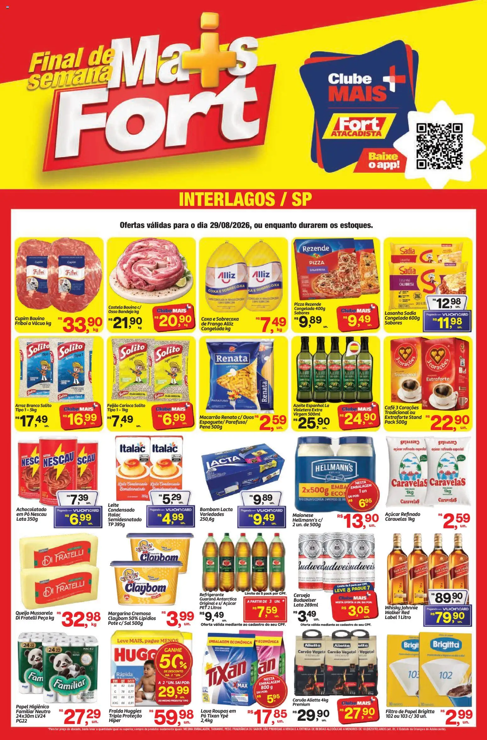 Pré-Visualização do folheto "Fort Atacadista - Ofertas da semana" da loja Fort Atacadista válido a partir de 29/08/2026