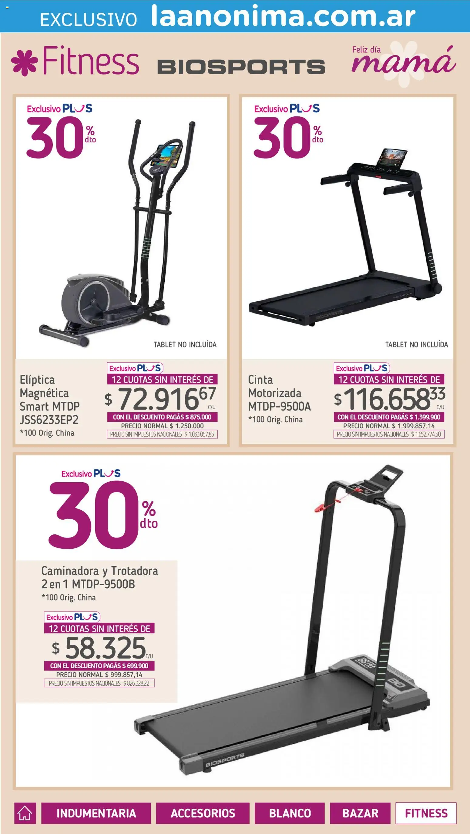 Vista previa del folleto de la tienda La Anonima válido desde el 01/10/2026 - Tablet, Cinta