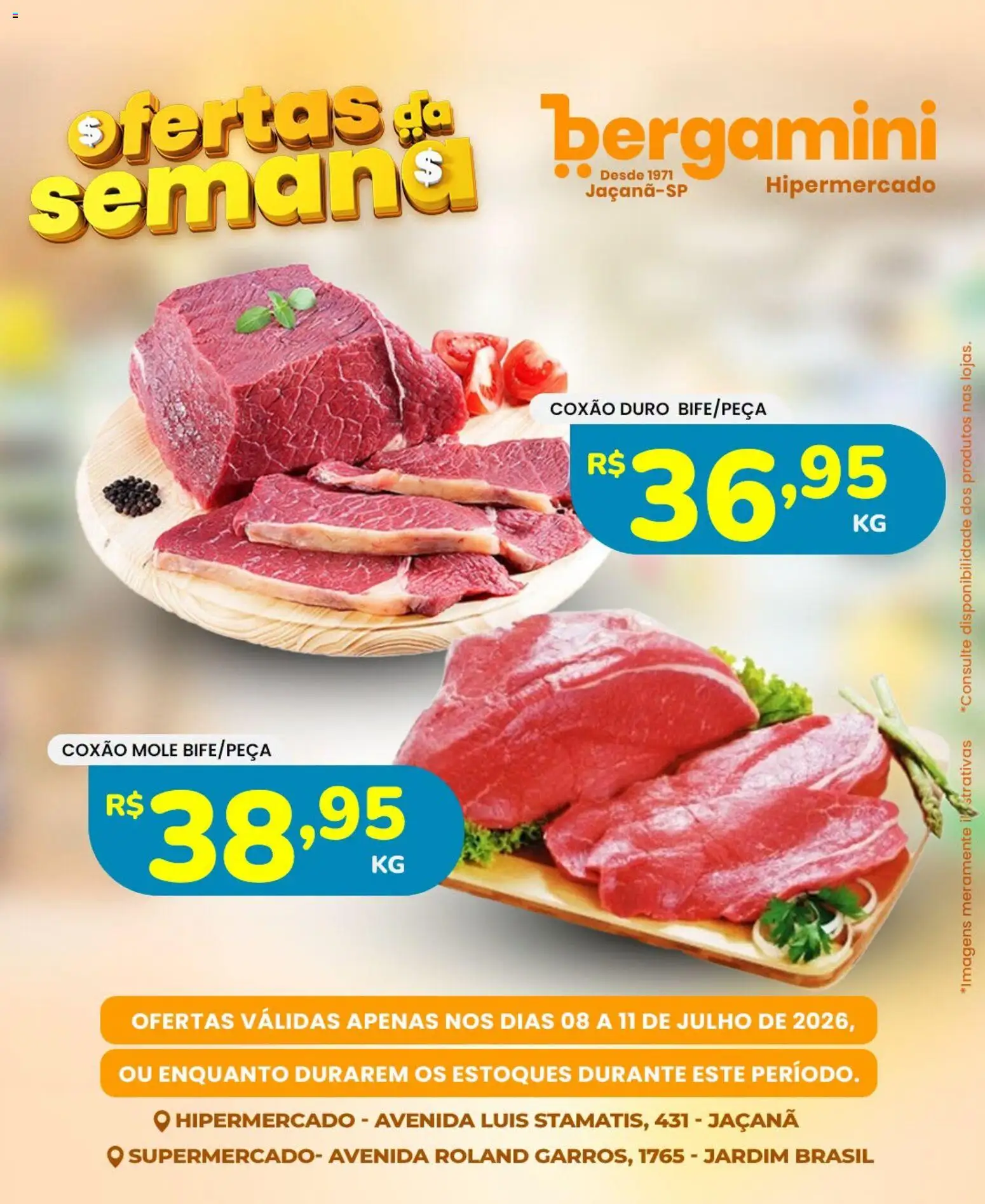 Pré-Visualização do folheto "Supermercado Bergamini - Ofertas da semana" da loja Supermercado Bergamini válido a partir de 08/07/2026