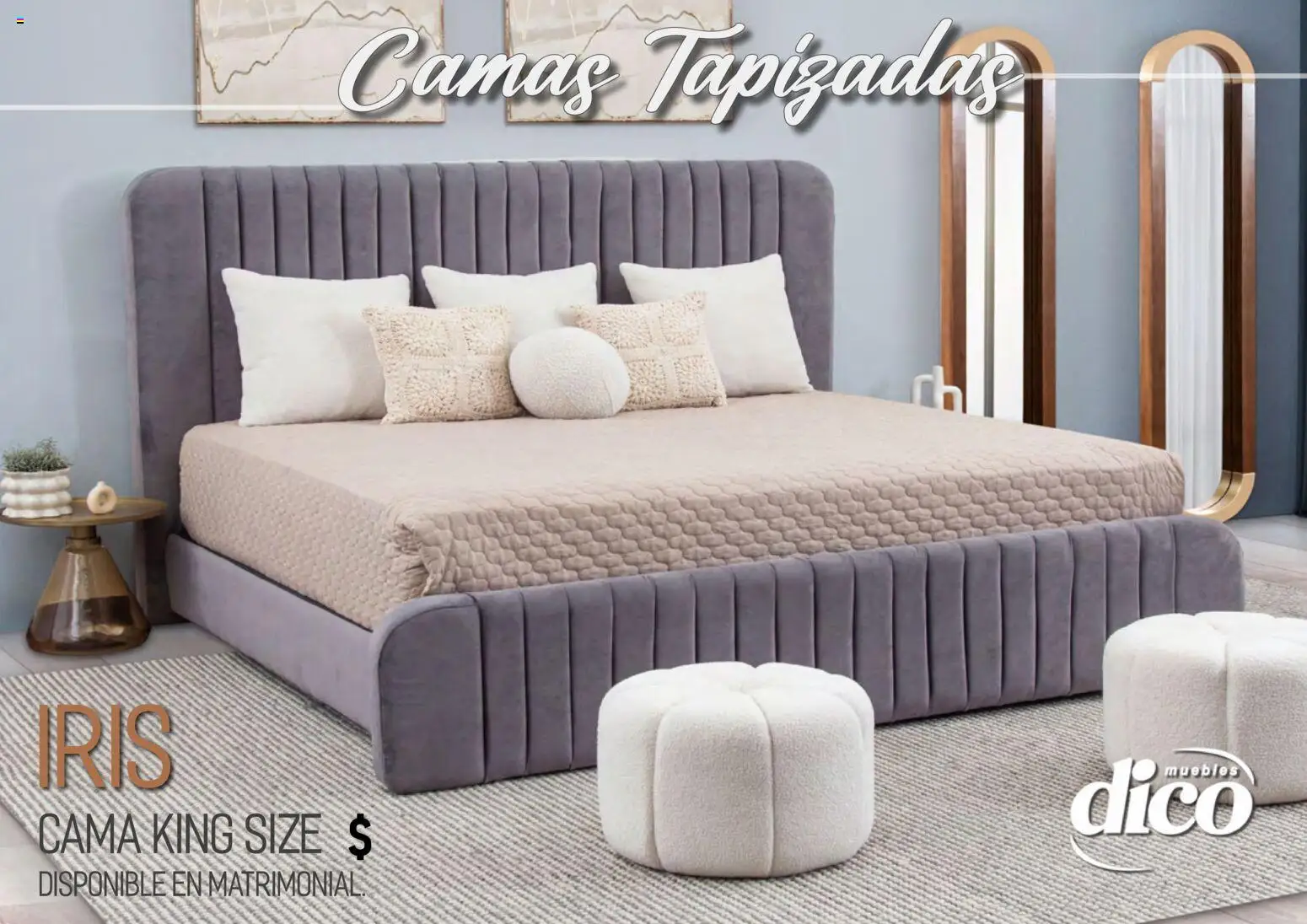 Vista previa las ofertas de la tienda Muebles Dico - Muebles Dico catálogo Camas tapizadas desde el 01/04/2026 
