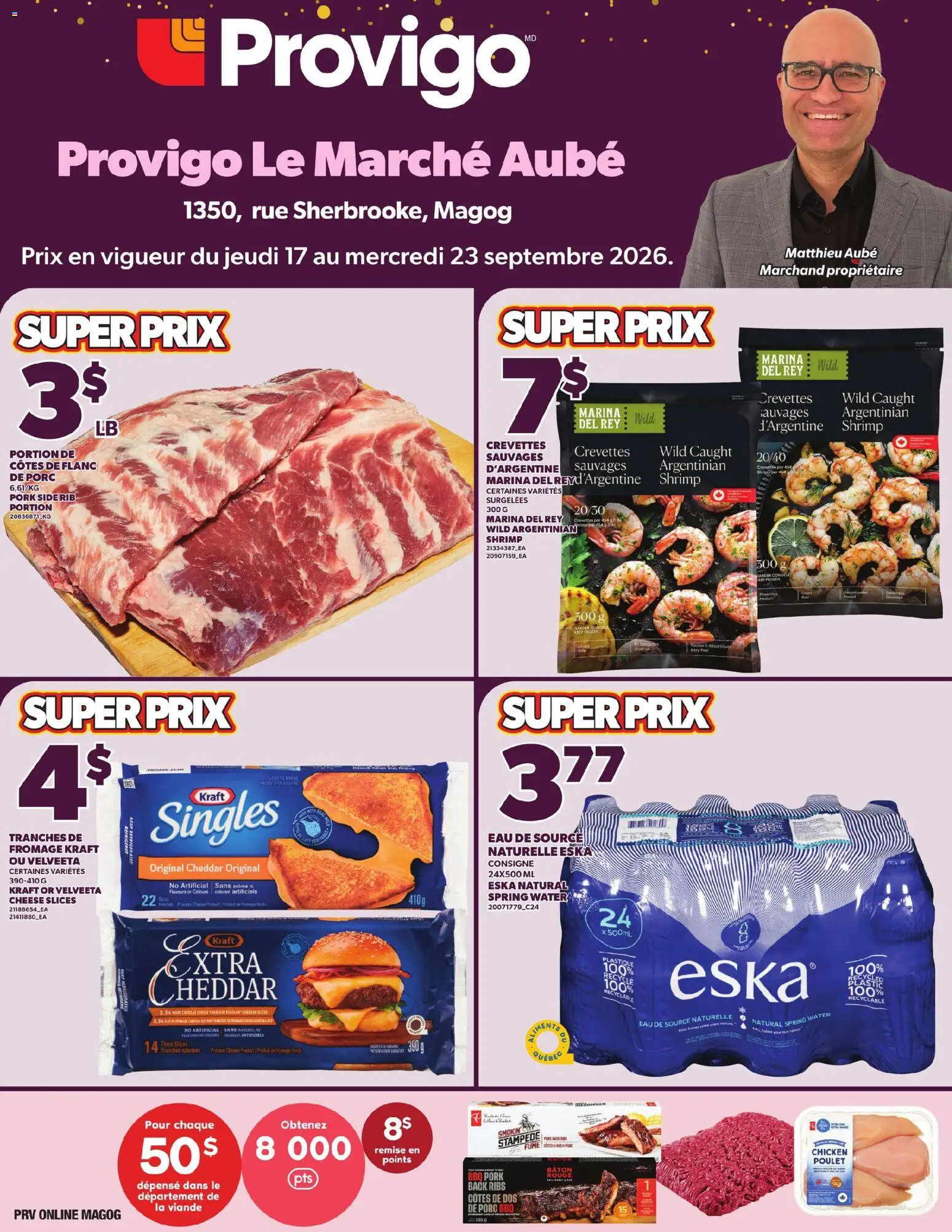 Preview of leaflet Provigo weekly flyer / circulaire from shop Provigo is valid from Sep 17, 2026