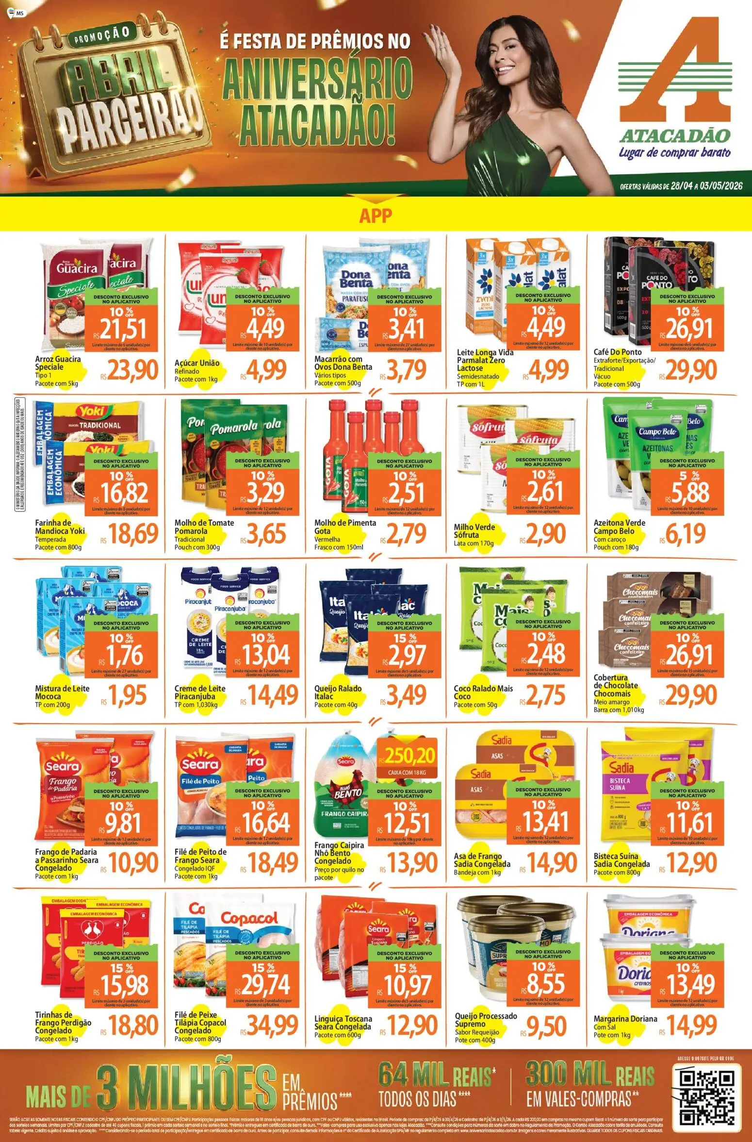 Pré-Visualização do folheto "Atacadão ofertas - MS" da loja Atacadão válido a partir de 28/04/2026