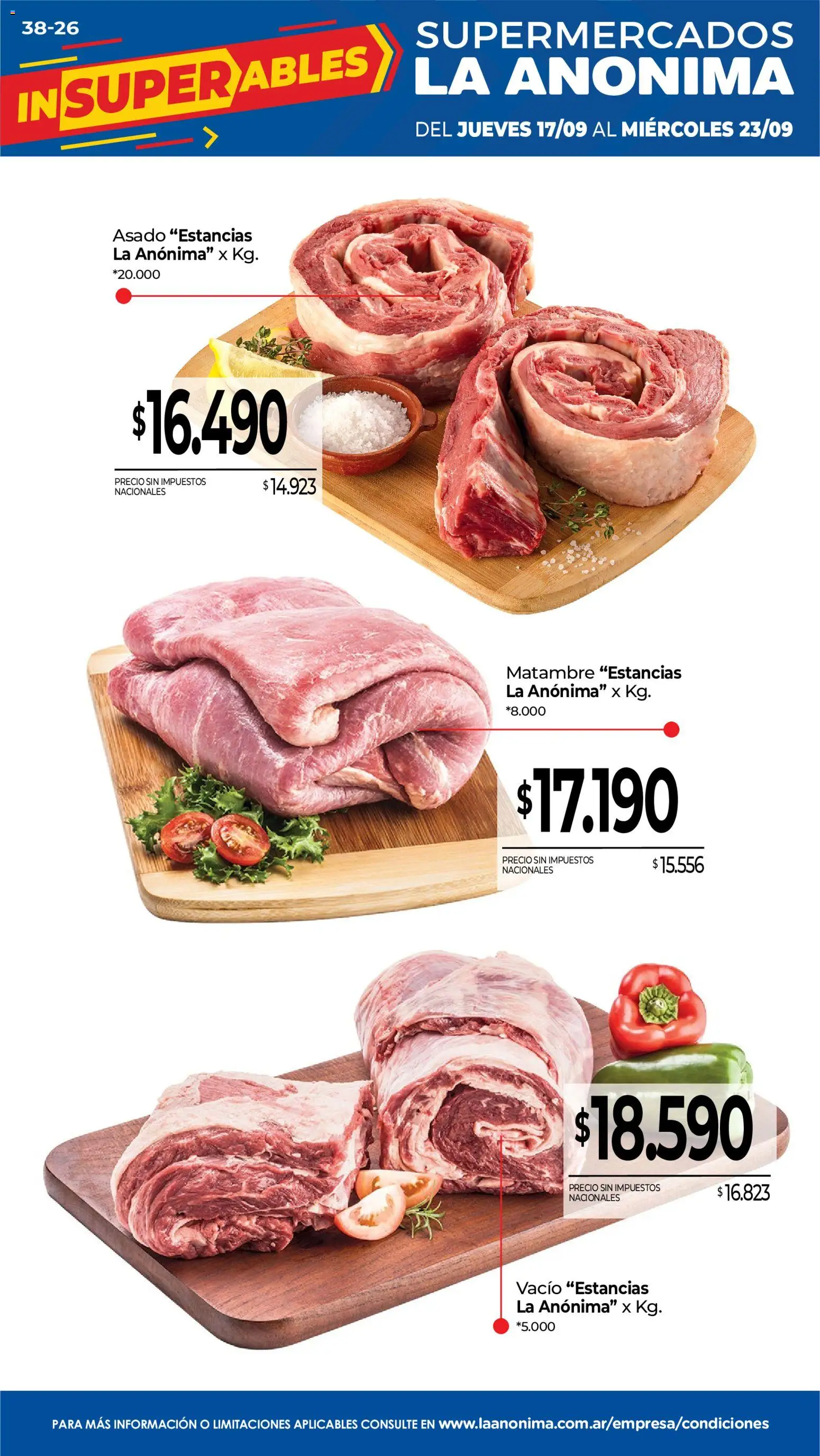 Vista previa del folleto de la tienda La Anonima válido desde el 17/09/2026 