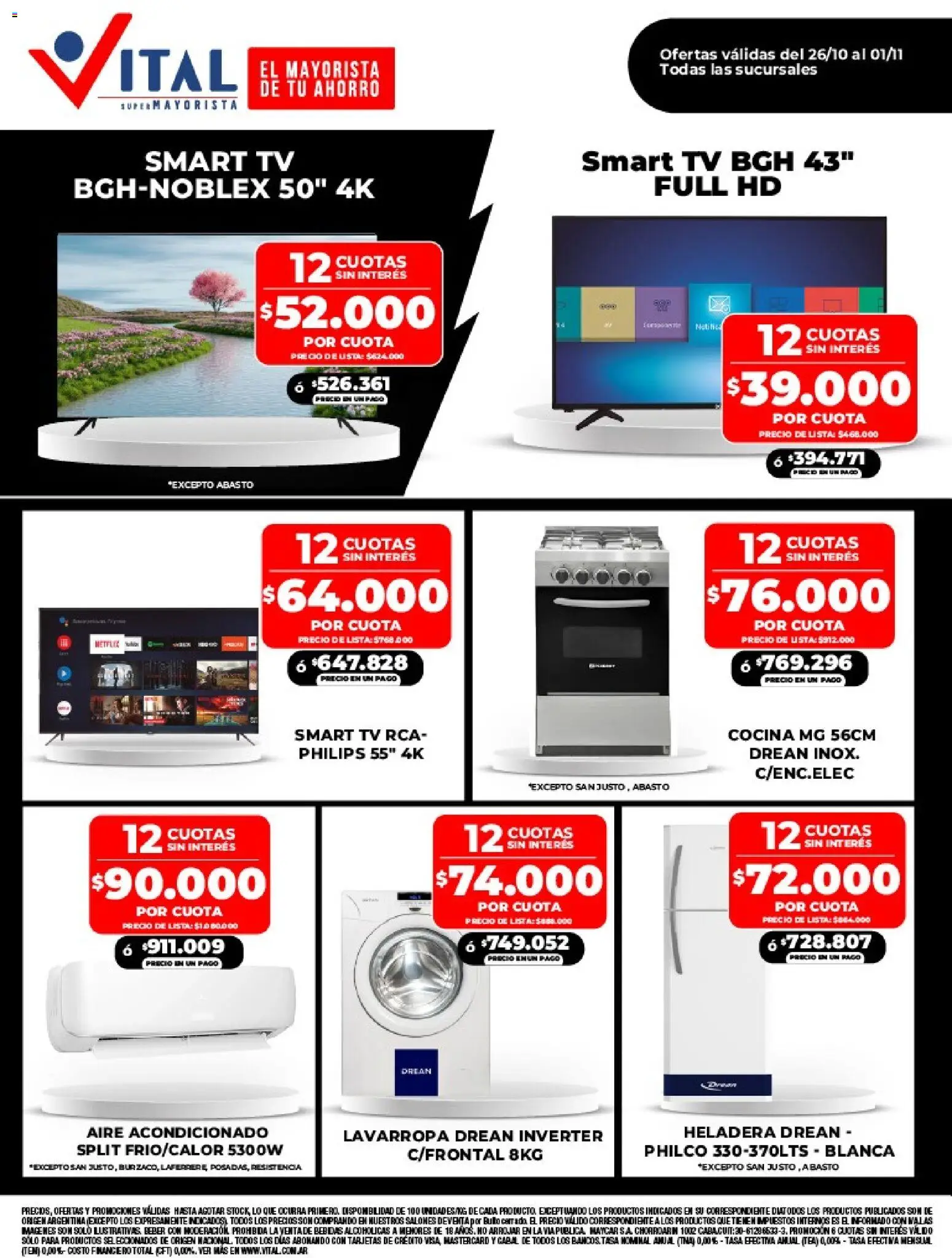 Vista previa del folleto de la tienda Vital válido desde el 26/10/2026 
