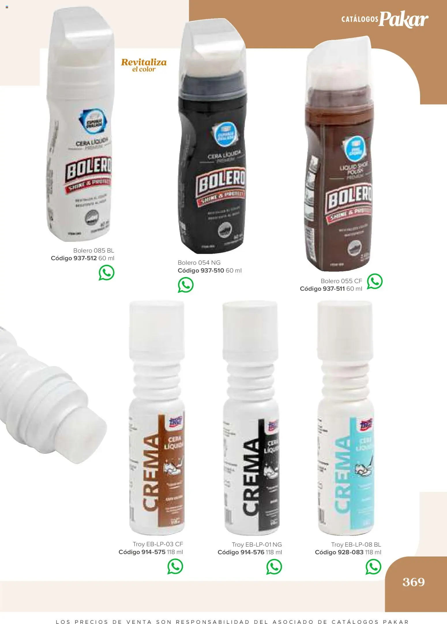 Vista previa las ofertas de la tienda SC Pakar - SC Pakar catálogo Hombre desde el 31/07/2026 - Crema, Cera