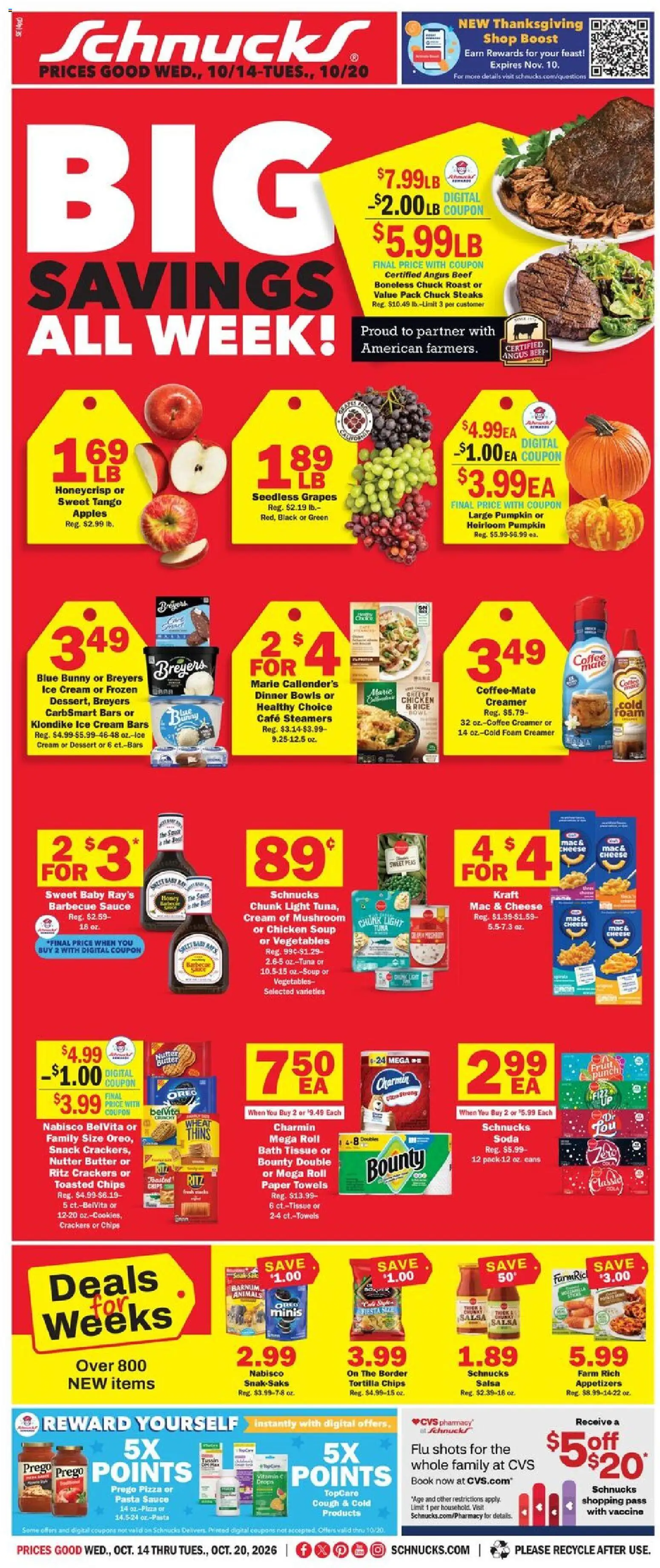 Ad Preview of Schnucks Schnucks Weekly Ad from 10/14/2026