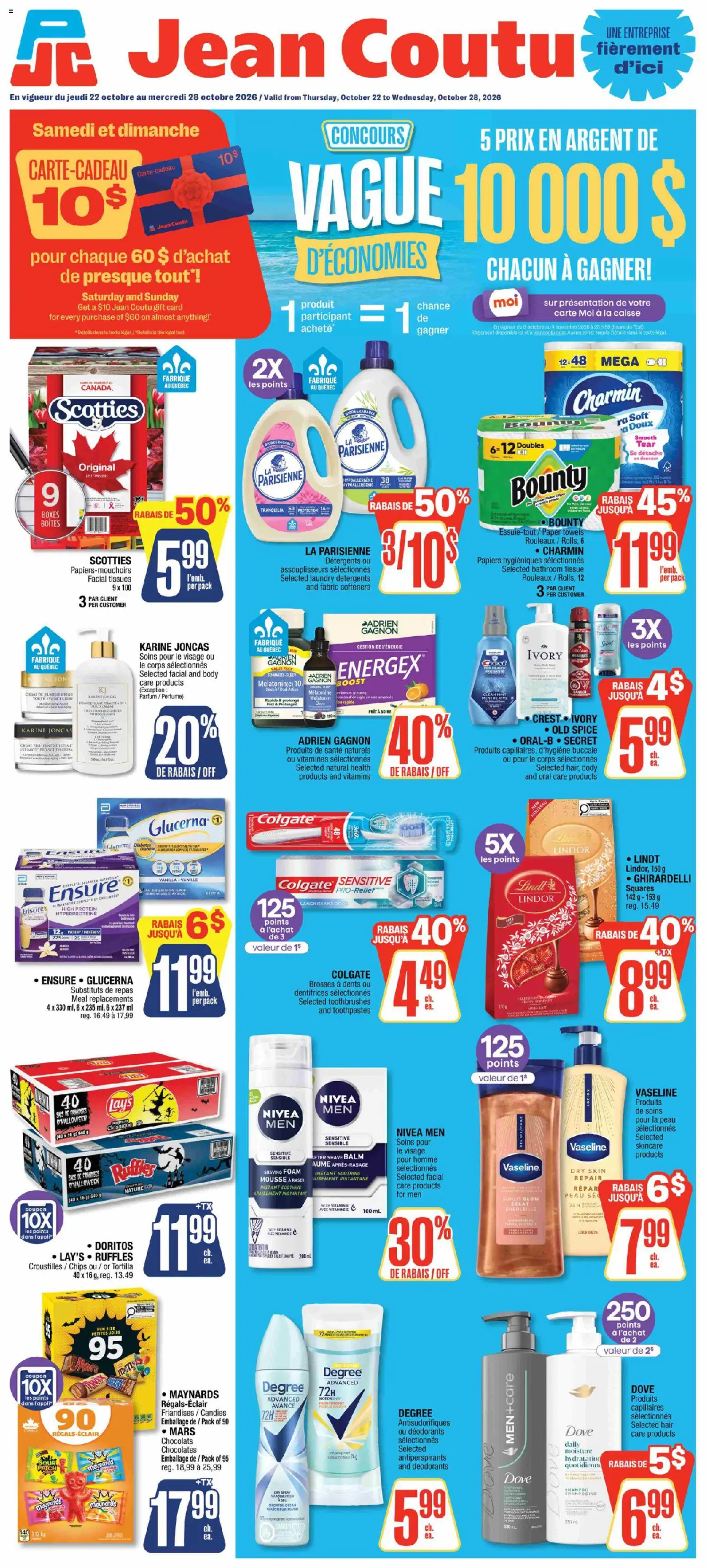 Preview of leaflet Jean Coutu circulaire from shop Jean Coutu is valid from Oct 22, 2026