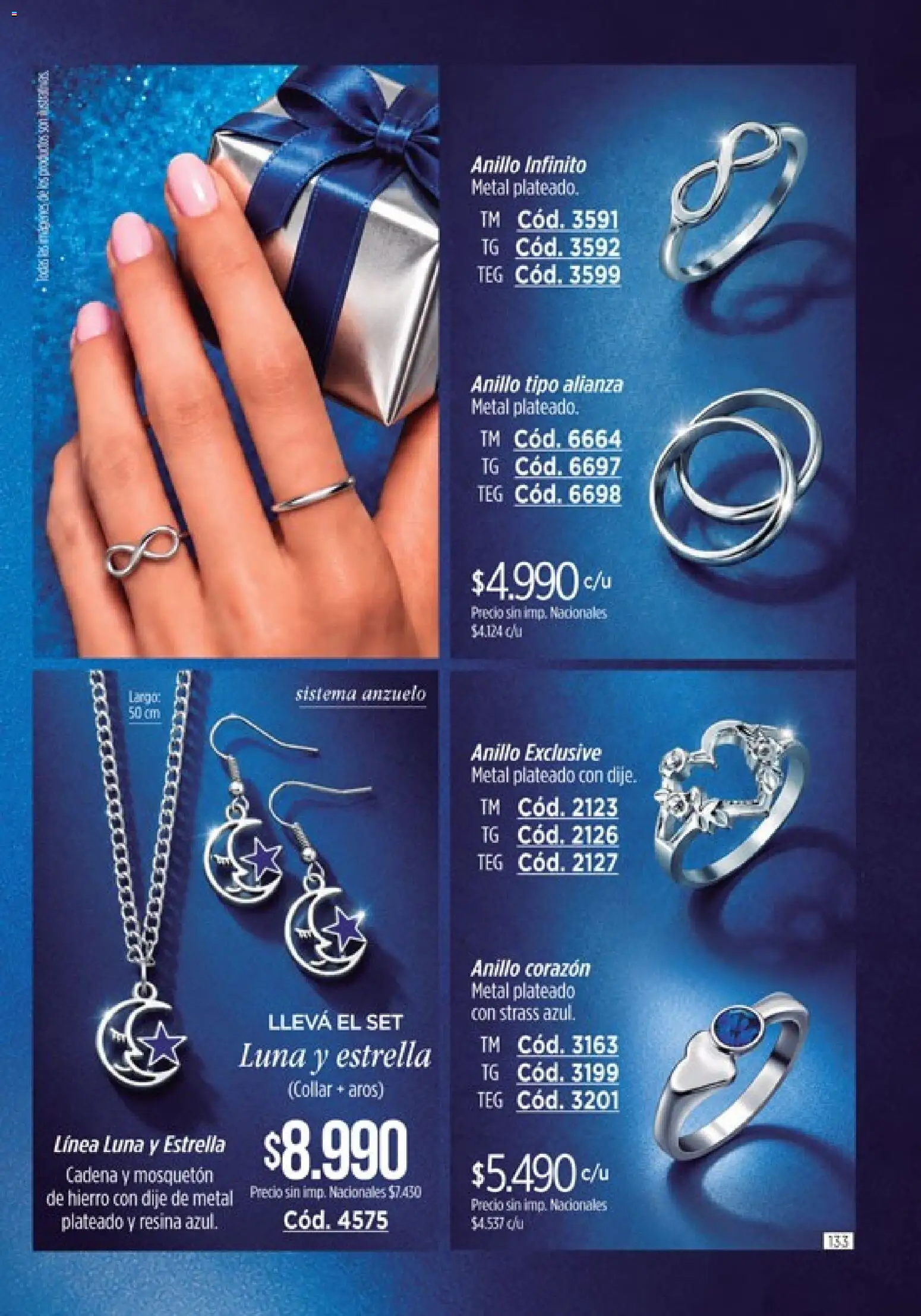 Vista previa del folleto de la tienda Amodil válido desde el 01/10/2026 - Anillo, Cadena, Collar, Aros, Dije