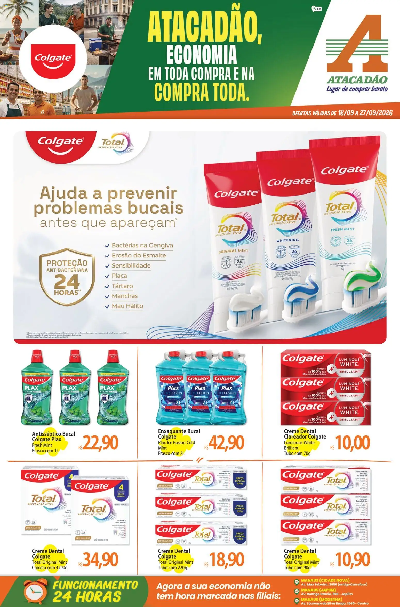 Pré-Visualização do folheto "Atacadão ofertas - AM" da loja Atacadão válido a partir de 16/09/2026