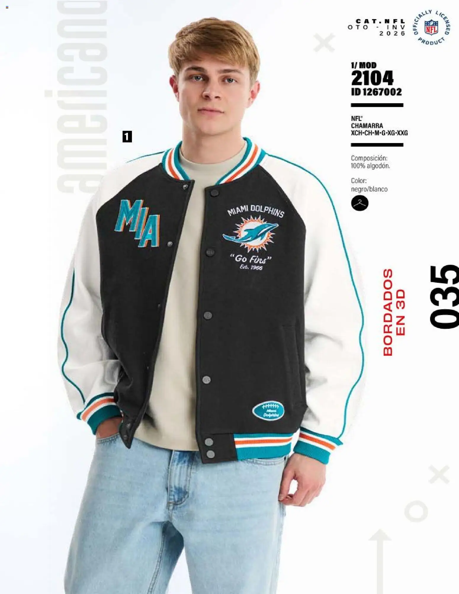 Vista previa las ofertas de la tienda Price Shoes - Price Shoes catálogo NFL desde el 01/09/2026 - Chamarra