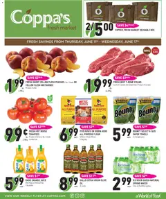 Preview of leaflet Coppas Fresh Market weekly flyer / circulaire from shop Coppas Fresh Market is valid from Jun 11, 2026
