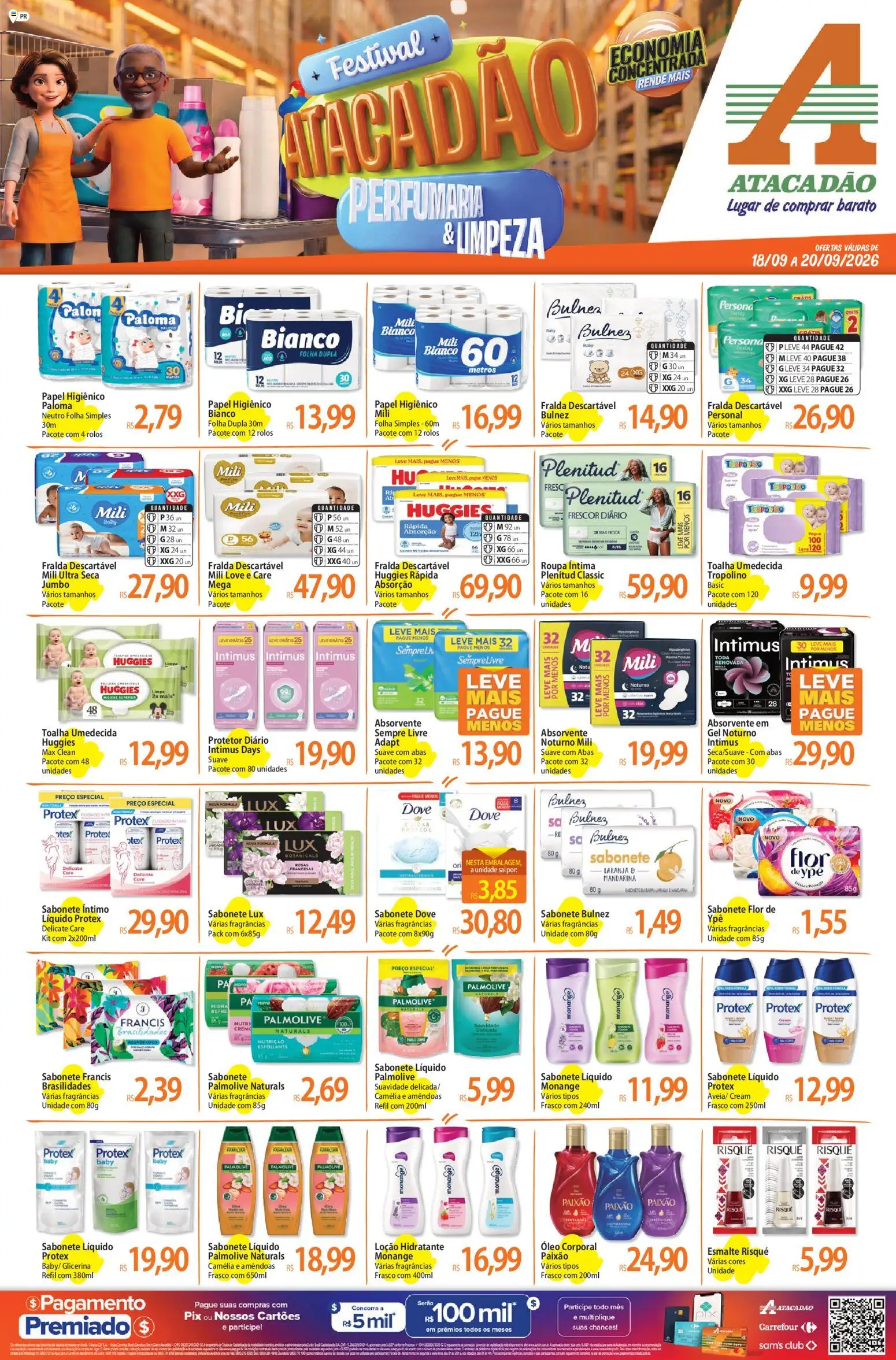 Pré-Visualização do folheto "Atacadão ofertas - PR" da loja Atacadão válido a partir de 18/09/2026