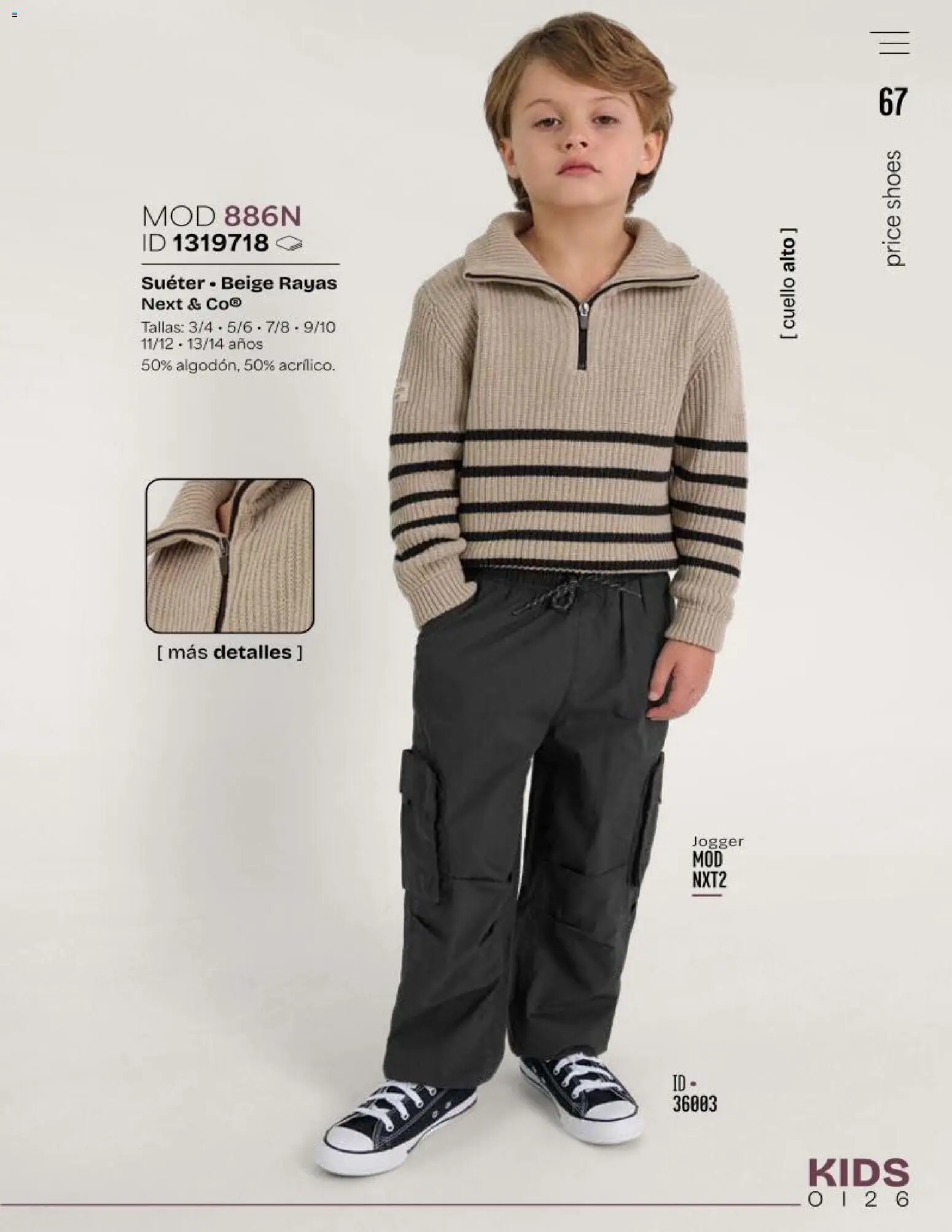 Vista previa las ofertas de la tienda Price Shoes - Price Shoes catálogo Kids desde el 01/10/2026 - Suéter