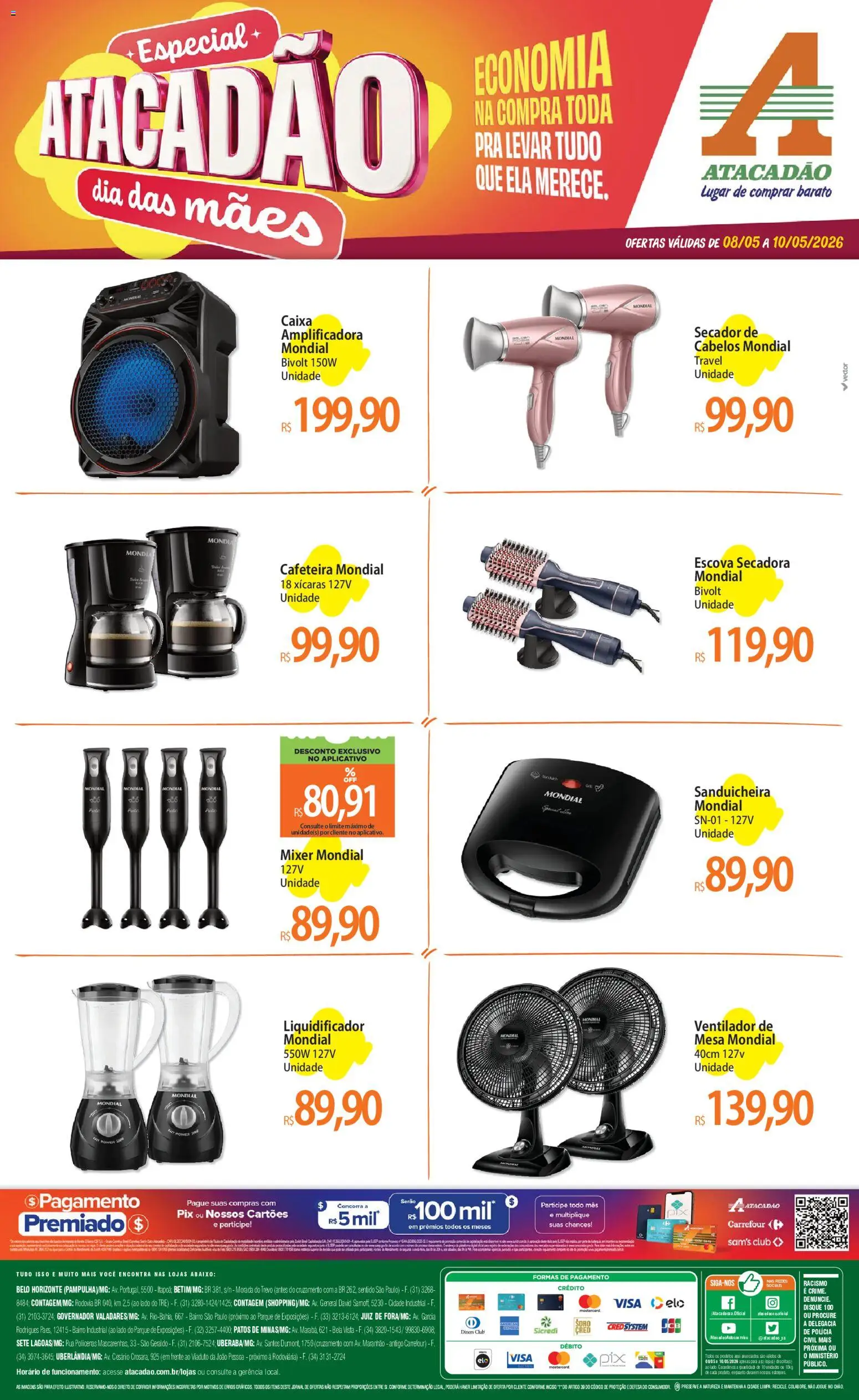 Pré-Visualização do folheto "Atacadão ofertas - MG" da loja Atacadão válido a partir de 08/05/2026