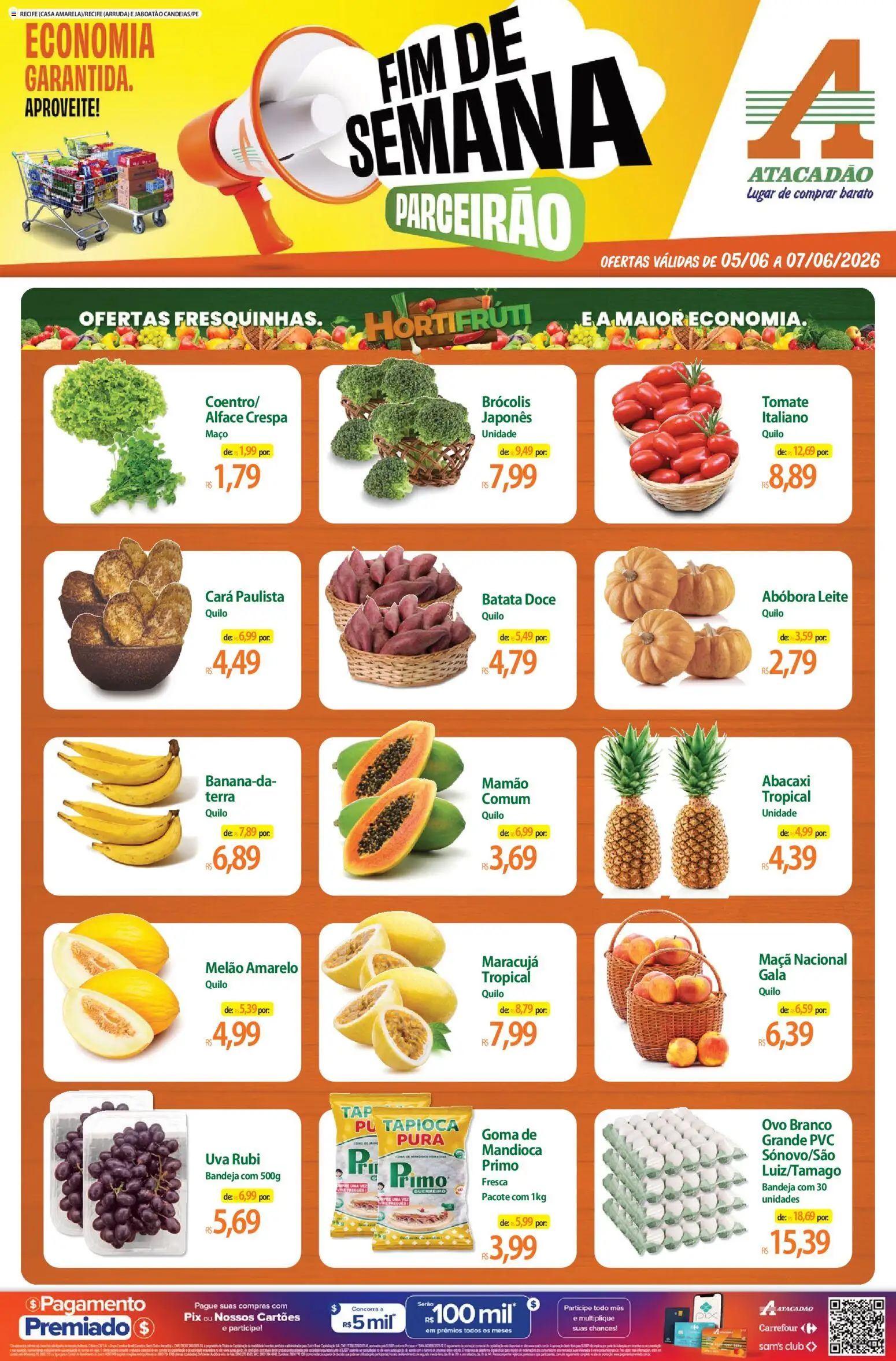 Pré-Visualização do folheto "Atacadão ofertas - PE" da loja Atacadão válido a partir de 05/06/2026