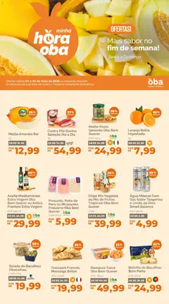 Pré-Visualização do folheto "Oba Hortifruti - Ofertas da semana" da loja Oba Hortifruti válido a partir de 01/05/2026