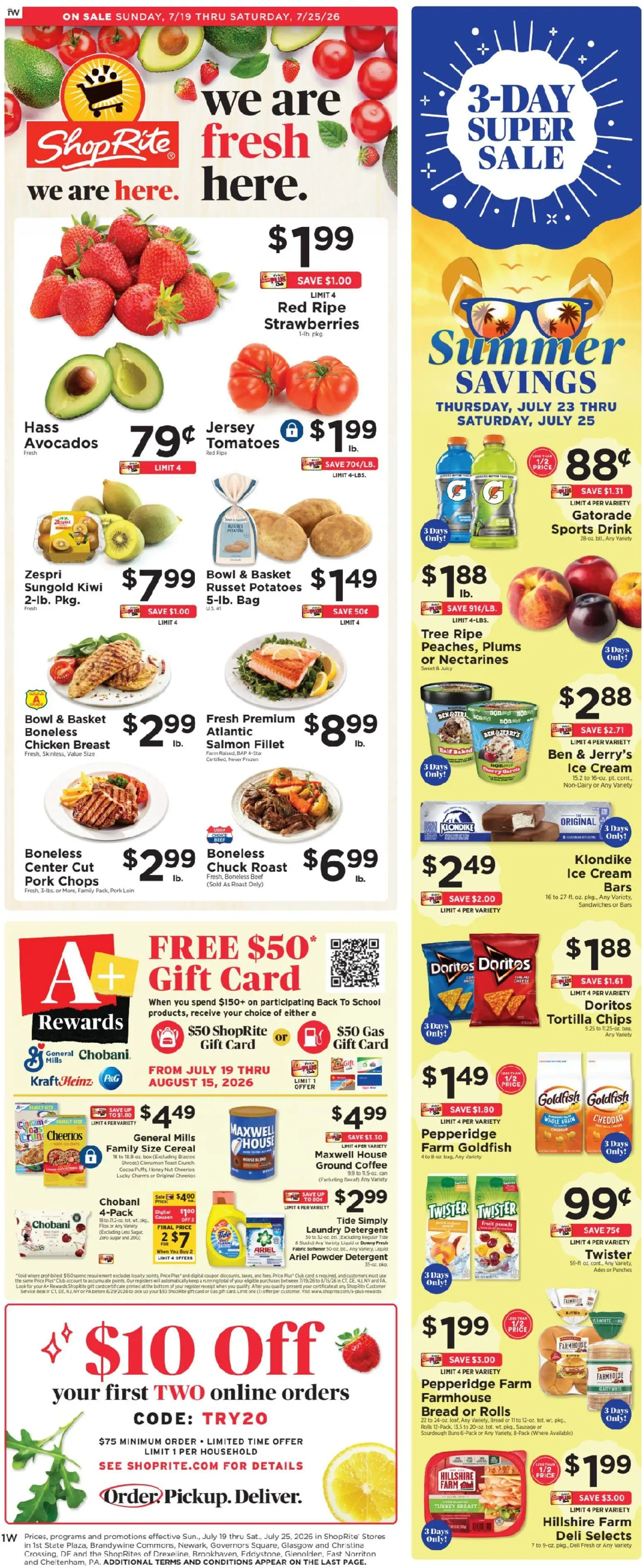 Ad Preview of ShopRite ShopRite Weekly Ad from 07/19/2026