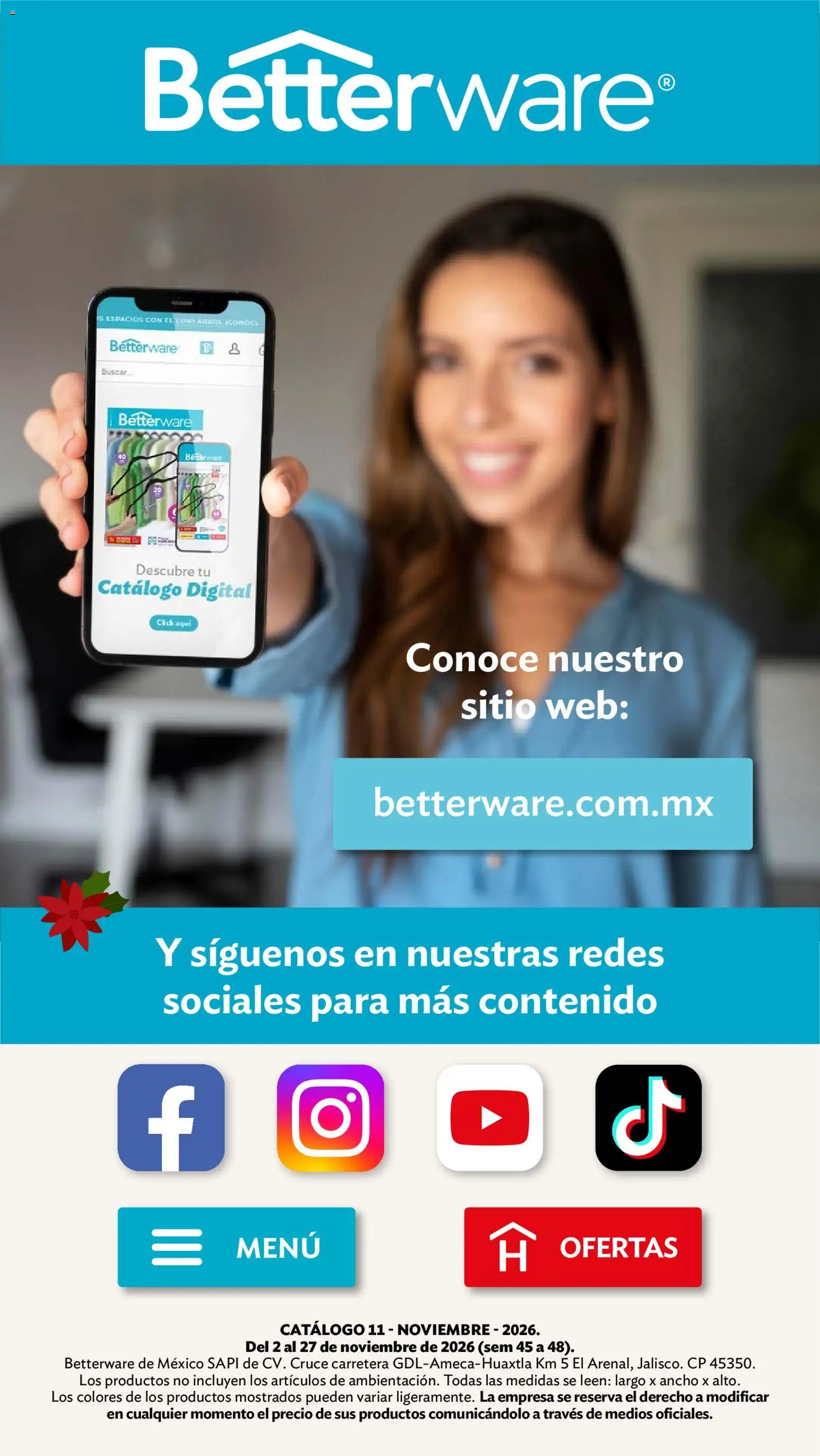 Vista previa las ofertas de la tienda Betterware - Betterware campaña 11 2026 desde el 02/11/2026 