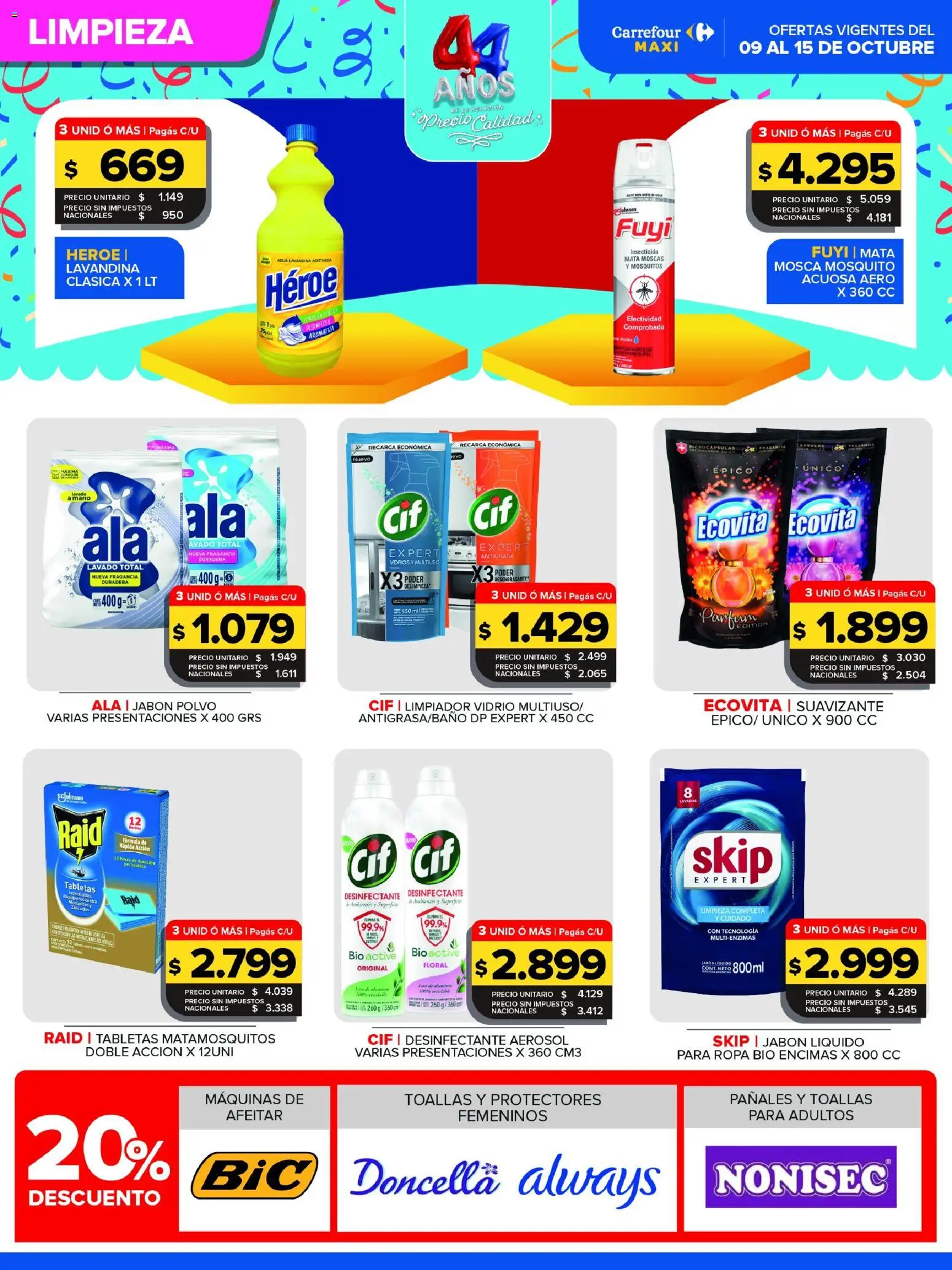 Vista previa del folleto de la tienda Carrefour Maxi válido desde el 09/10/2026 