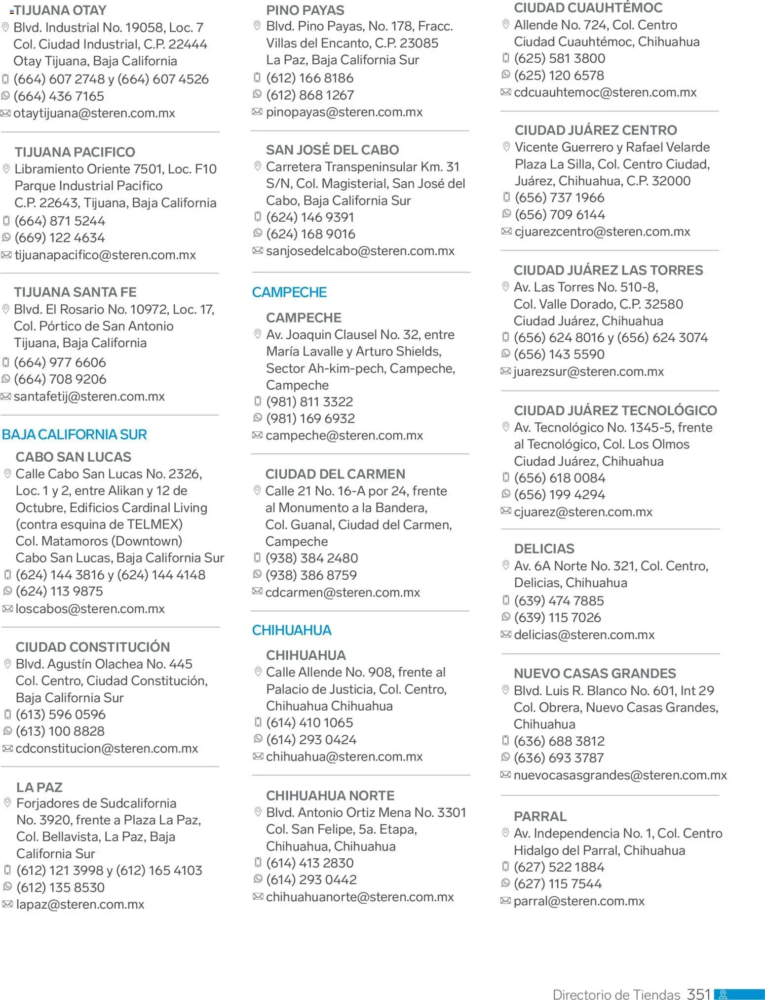 Vista previa las ofertas de la tienda Steren - Catálogo desde el 01/01/2026 
