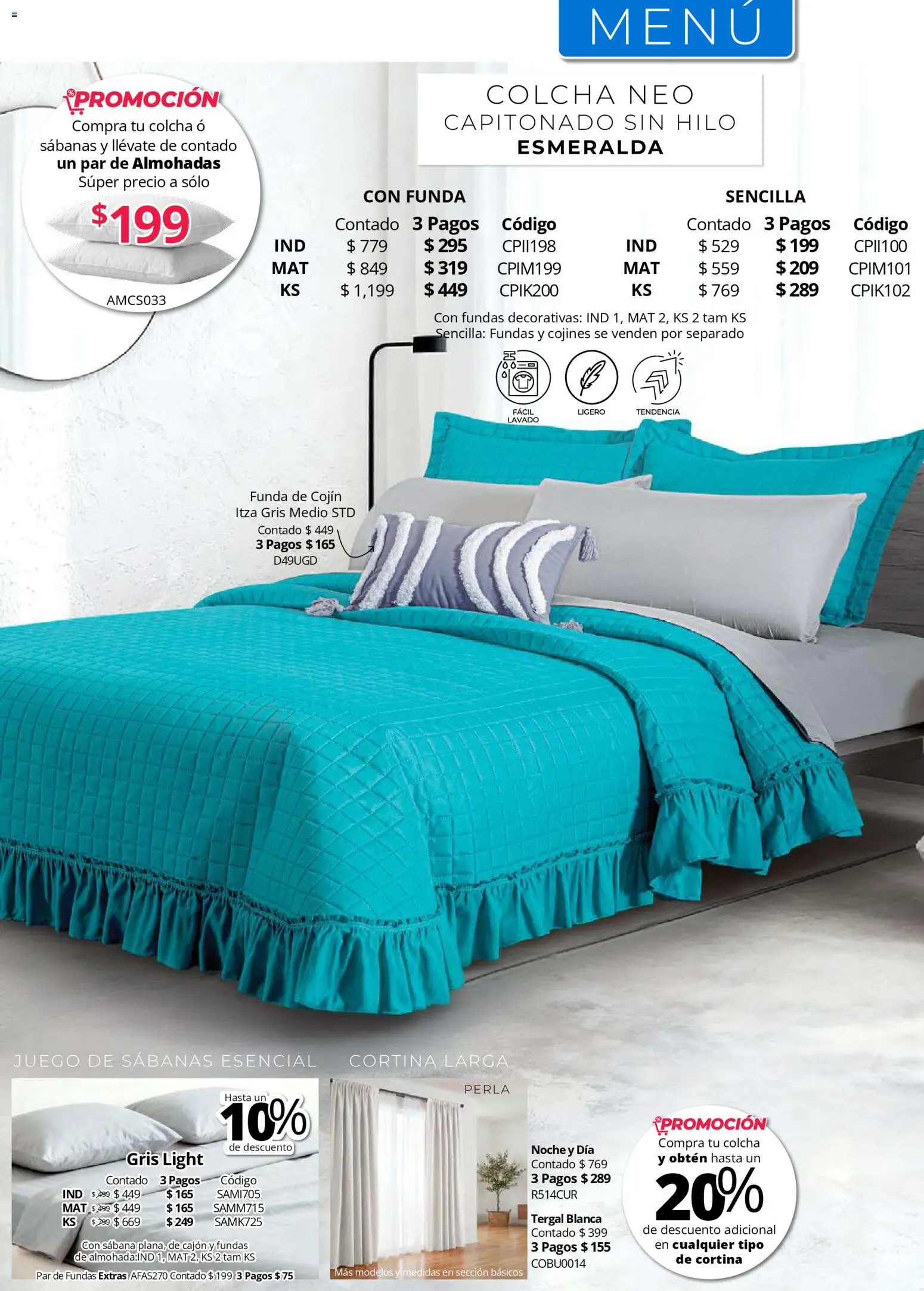 Vista previa las ofertas de la tienda Colchas Concord - Colchas Concord catálogo desde el 01/05/2026 