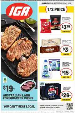 Preview of catalogue IGA ACT catalogue from shop IGA valid 14/10/2026
