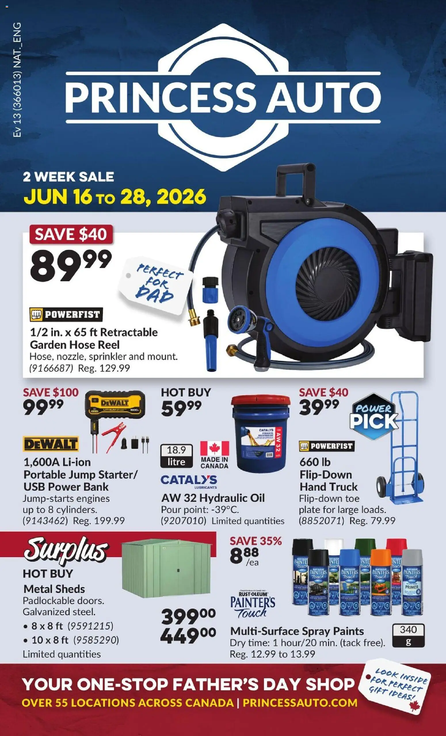 Preview of leaflet Princess Auto weekly flyer - 2 Week Sale! from shop Princess Auto is valid from Jun 16, 2026
