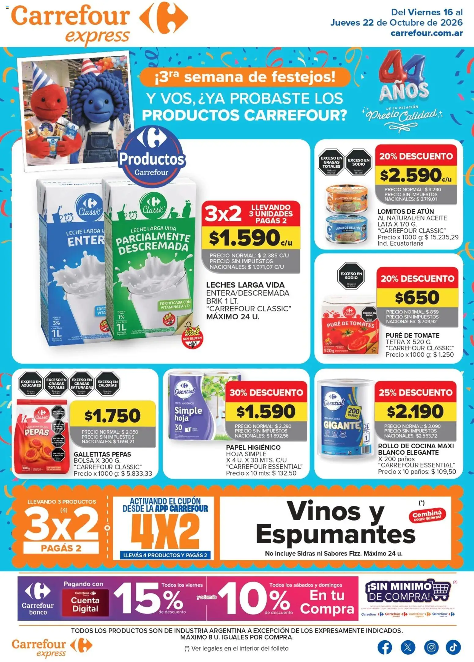 Vista previa del folleto de la tienda Carrefour Express válido desde el 16/10/2026 