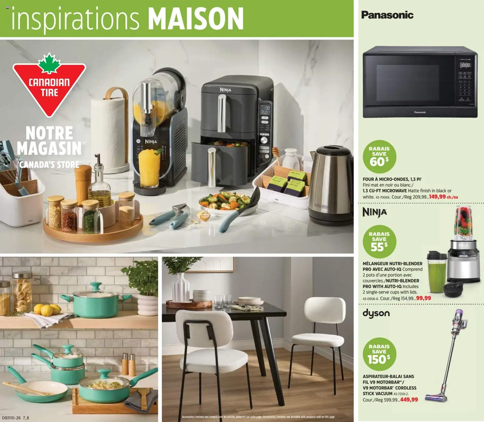 Preview of leaflet Canadian Tire circulaire - Inspirations Maison from shop Canadian Tire is valid from Mar 05, 2026 - Pots