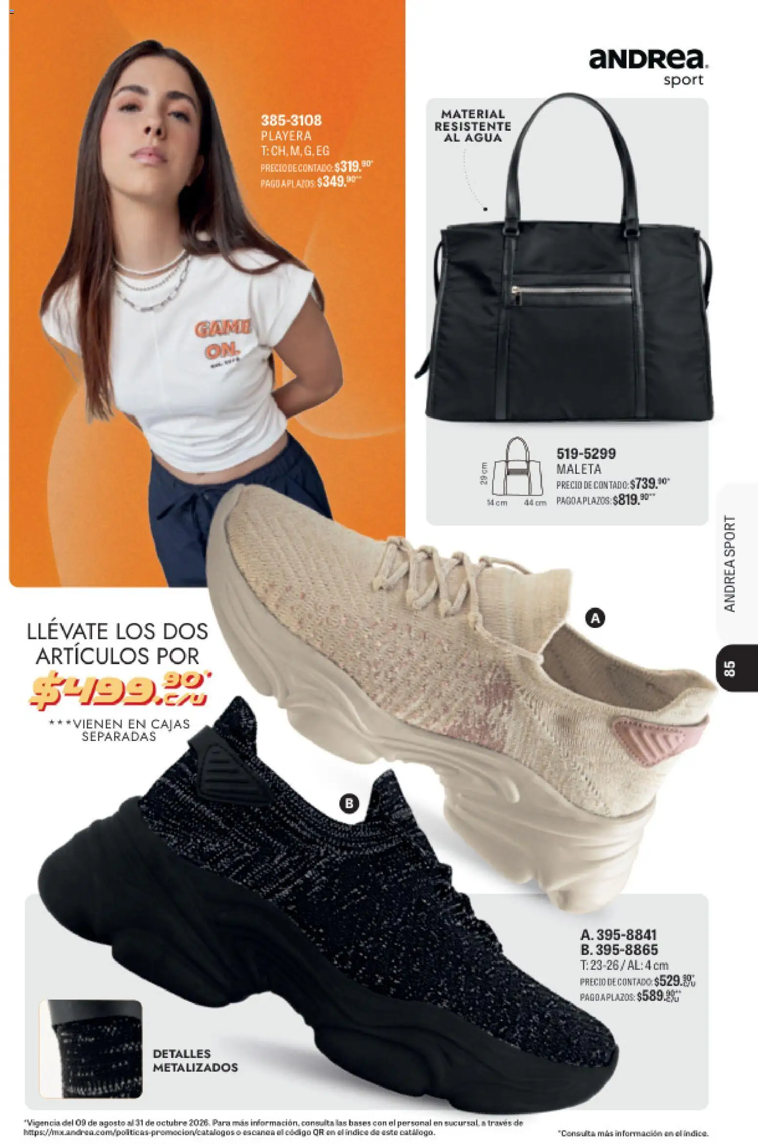 Vista previa las ofertas de la tienda Andrea - Andrea catálogo Sport desde el 23/08/2026 