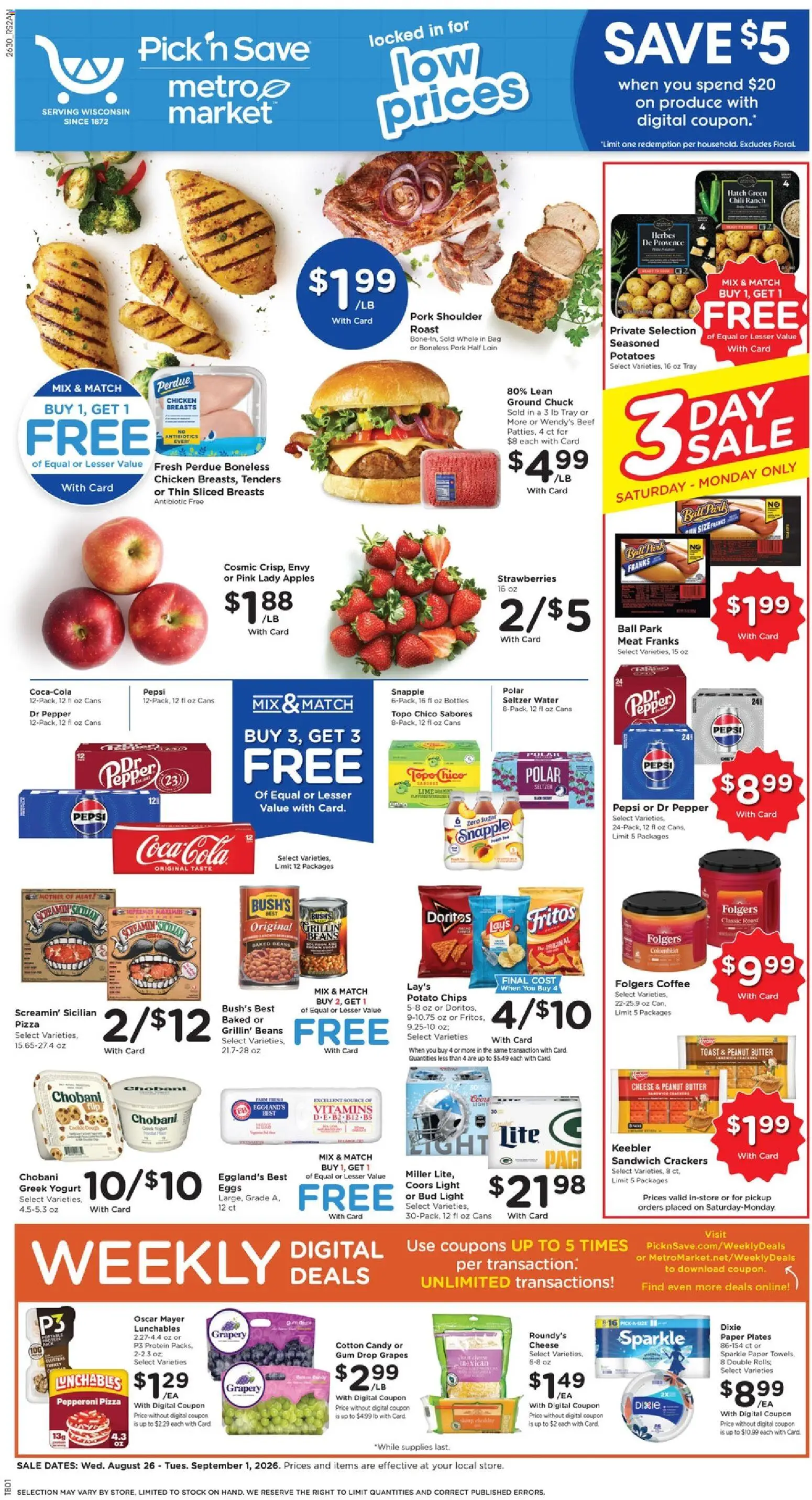 Ad Preview of Pick ‘n Save Pick ‘n Save Weekly Ad from 08/26/2026