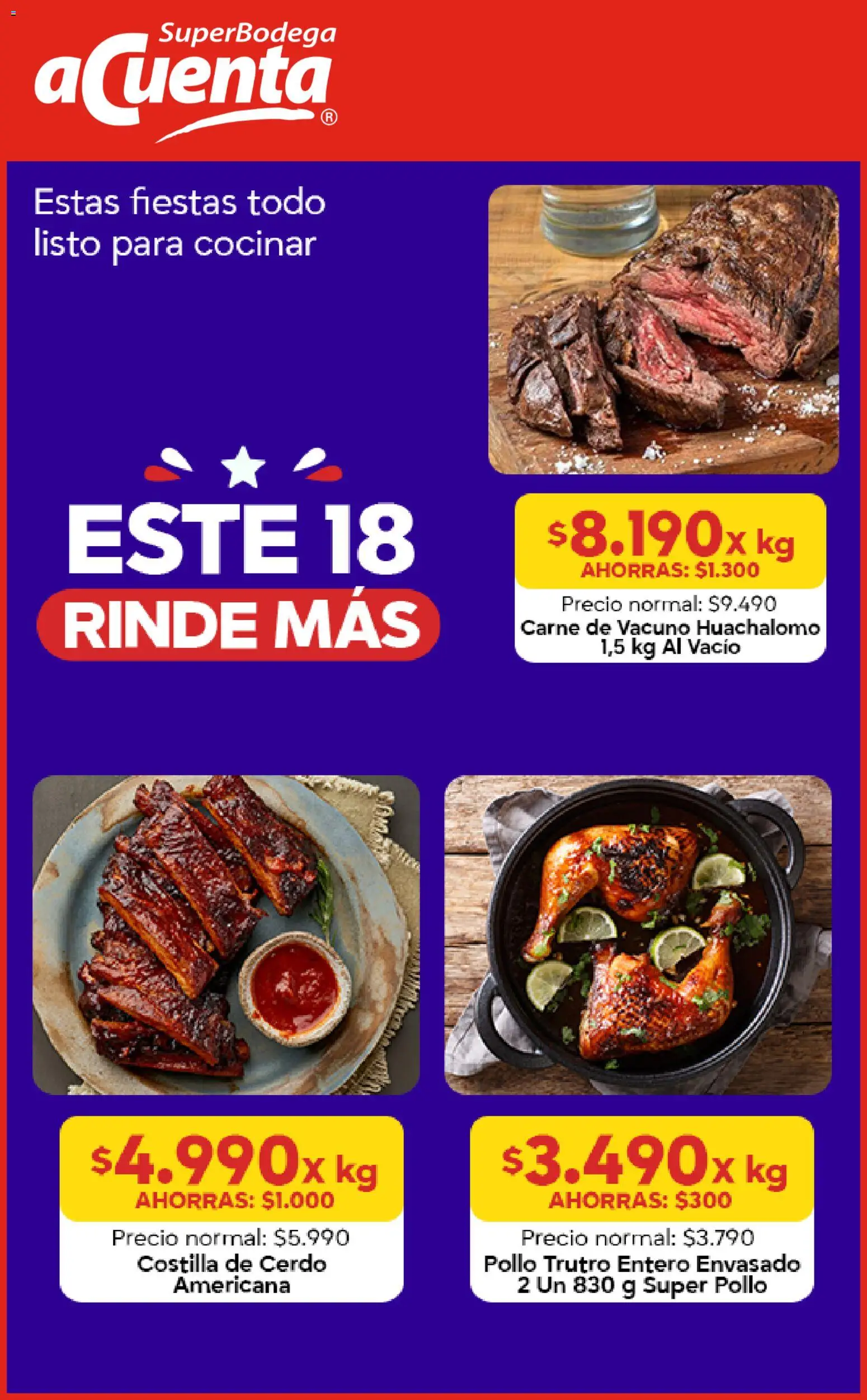 Folleto de la tienda Super Bodega aCuenta válido desde el 24.08.2026 