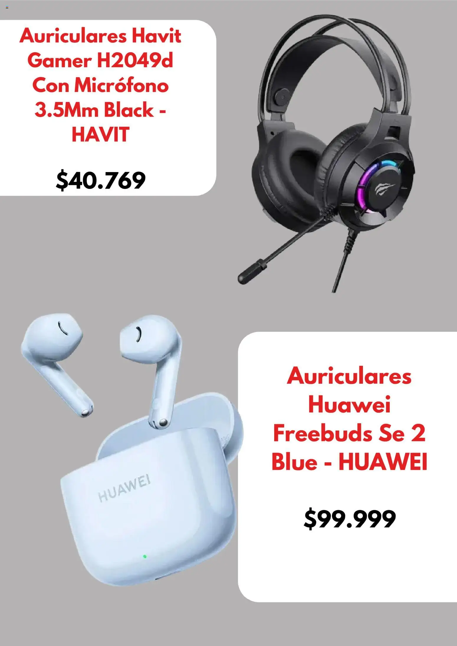 Vista previa del folleto de la tienda Megatone válido desde el 01/10/2026 - Auriculares, Micrófono