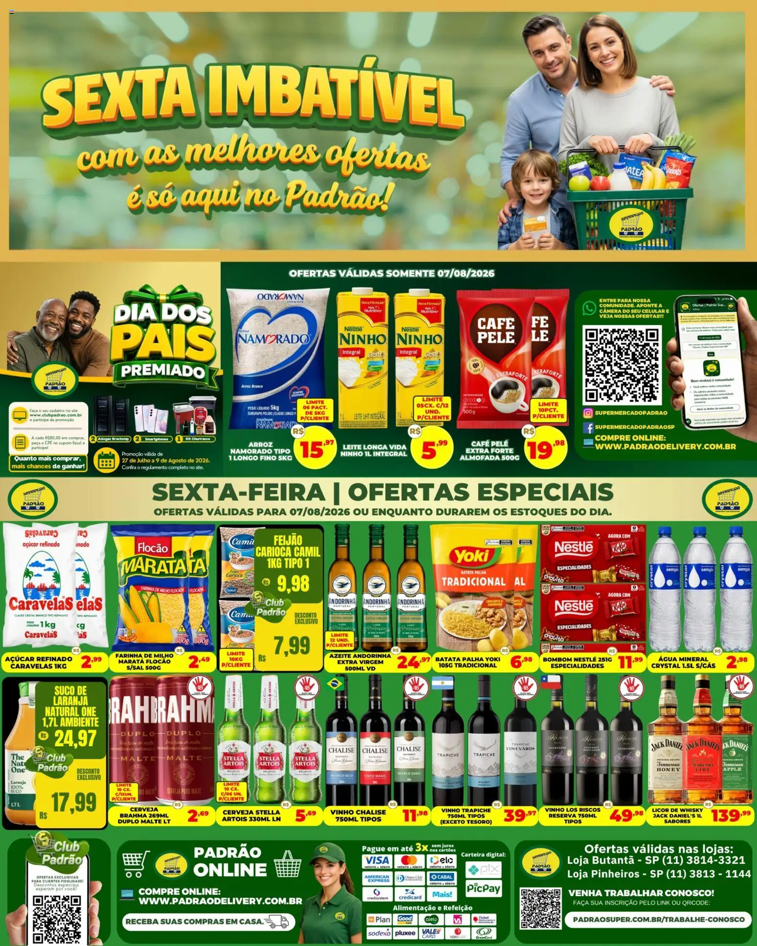 Pré-Visualização do folheto "Supermercado Padrão ofertas Sexta Imbatível" da loja Supermercado Padrão válido a partir de 07/08/2026