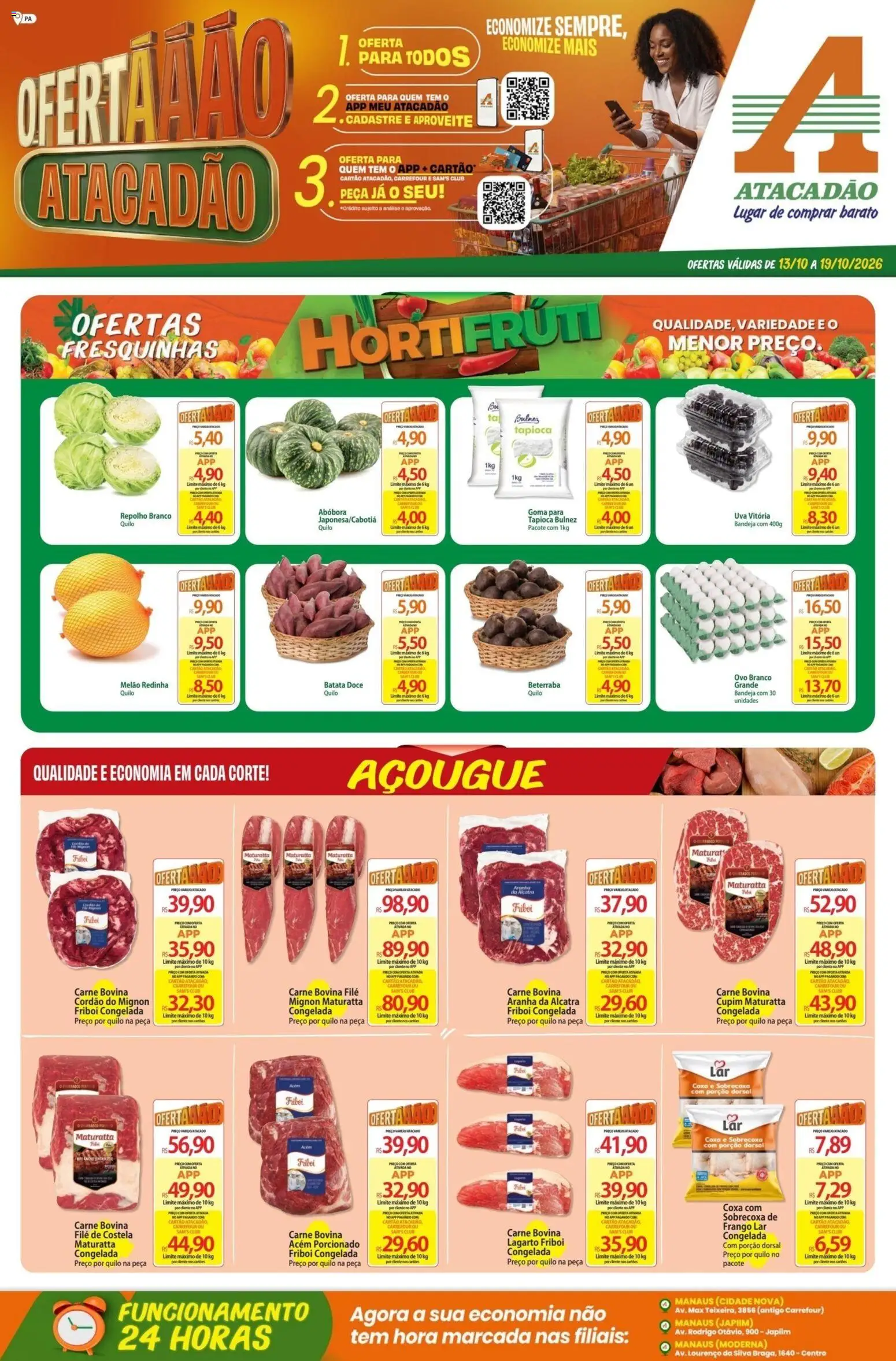 Pré-Visualização do folheto "Atacadão ofertas - PA" da loja Atacadão válido a partir de 13/10/2026