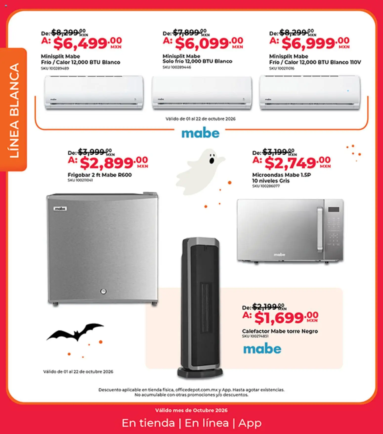 Vista previa las ofertas de la tienda Office Depot - Office Depot catálogo desde el 01/10/2026 