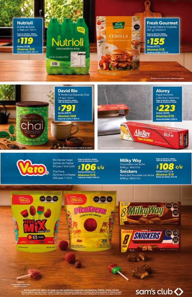 Nuevo catálogo de Sam's Club a partir del 15/07