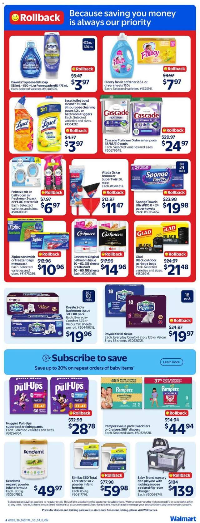 New Walmart flyer from Aug 06