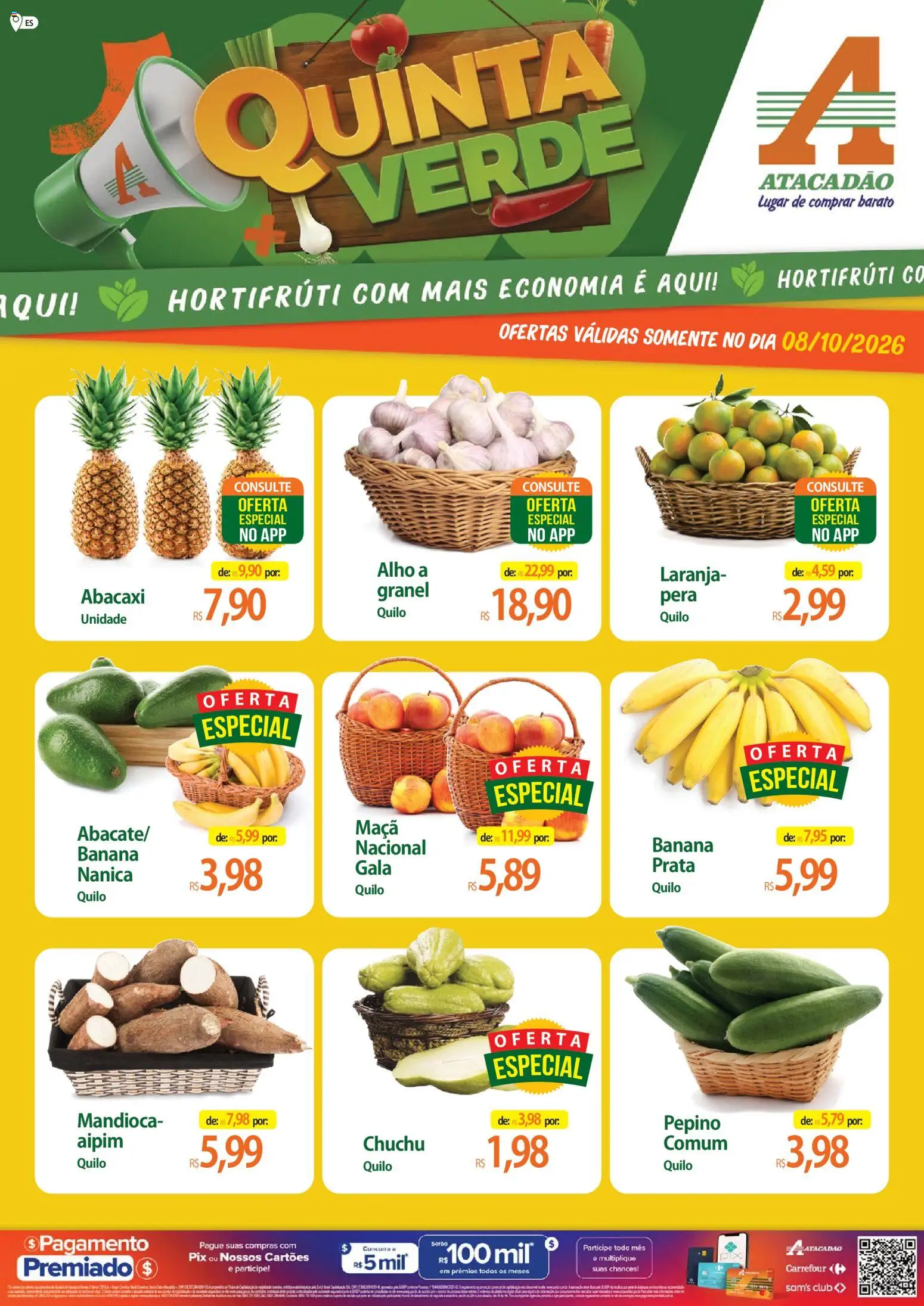 Pré-Visualização do folheto "Atacadão ofertas - ES" da loja Atacadão válido a partir de 08/10/2026