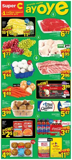 Preview of leaflet Super C weekly flyer / circulaire from shop Super C is valid from Aug 20, 2026