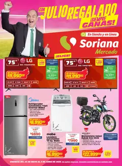 Vista previa las ofertas de la tienda Soriana - Soriana Con Julio Regalado siempre ganas Mercado Nacional desde el 03/06/2026 
